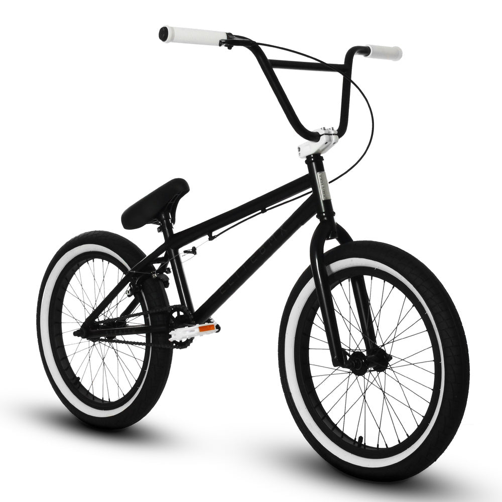 White and black bmx hot sale bike