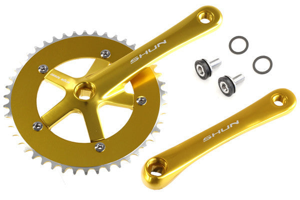 Gold Shun Crankset Mr. Bikes