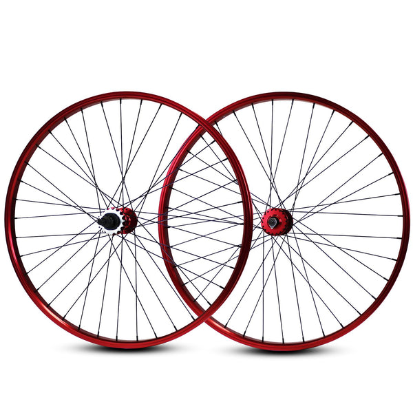 Red bike rims on sale