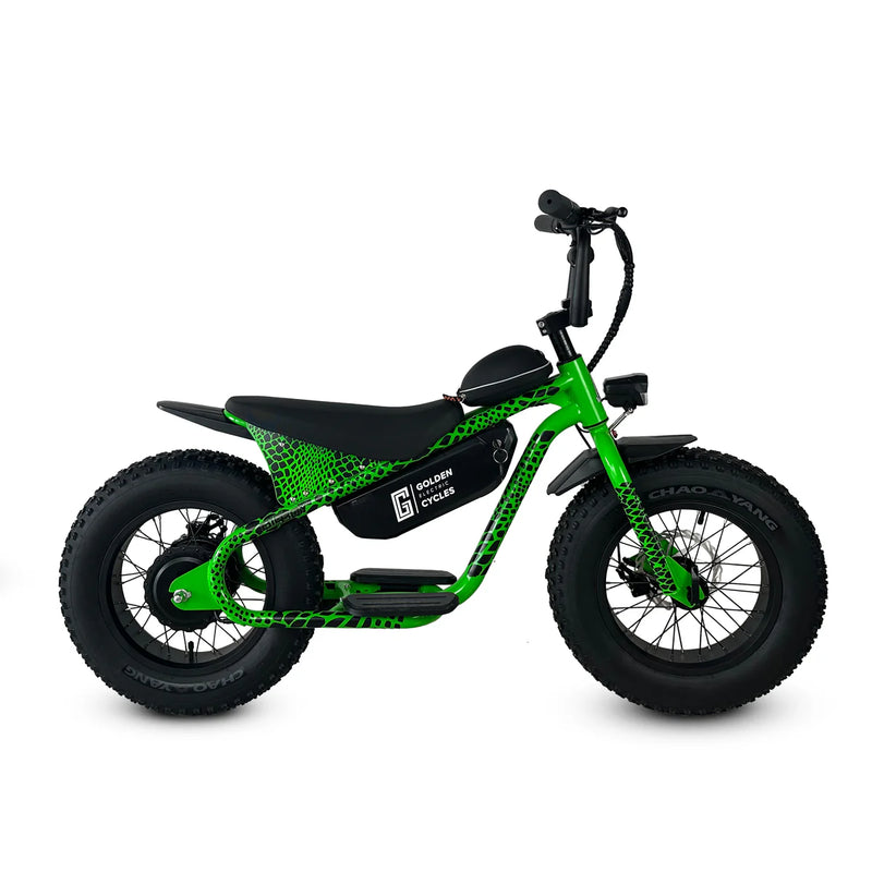 Golden Cycles Big Boy E-Bike Green Snake